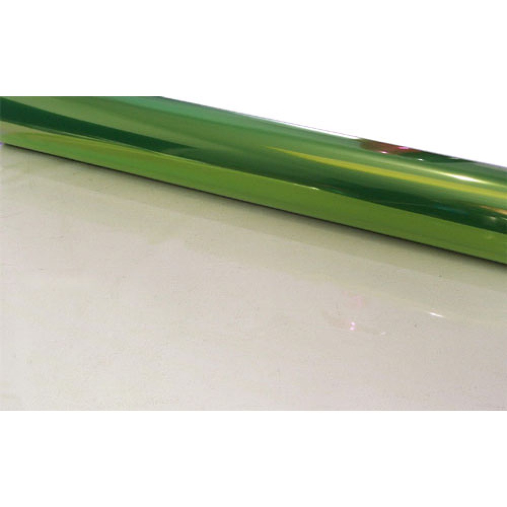 Tinted Cellophane Roll Lime Green 80cm x 100m Florists Supplies